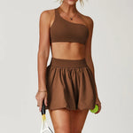 Load image into Gallery viewer, Two Piece Yoga Set Contoured Ribbed Performance Wear