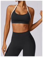 Load image into Gallery viewer, Contoured Halter Breathable Sport Bra Quick Dry Lift