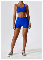 Load image into Gallery viewer, Breathable Cross Strap Contour Seamless Performance Bra