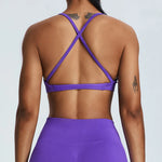 Load image into Gallery viewer, Cross Strap Seamless Yoga Bralette Premium Performance Fit