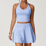 Load image into Gallery viewer, Luxurious Contouring Seamless Halter Set Performance