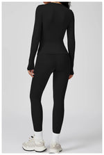 Load image into Gallery viewer, Luxurious Contour 2 Piece Yoga Athleisure Set Nylon