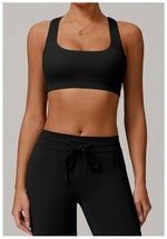 Load image into Gallery viewer, Cross Back Contour Seamless Performance Wear Bra Luxe