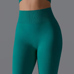 Load image into Gallery viewer, Seamless High Waist Yoga Leggings Performance Comfort