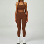 Load image into Gallery viewer, 2 Piece Contouring Sculpted Yoga Ensemble Performance
