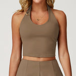 Load image into Gallery viewer, Halter Seamless Yoga Bra Vest with High Performance Fabric