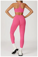 Load image into Gallery viewer, Seamless Contour Two Piece Yoga Set for Performance