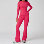 Load image into Gallery viewer, Luxurious Contour 2 Piece Yoga Athleisure Set Nylon