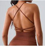 Load image into Gallery viewer, Cross Back Contour Seamless Sports Bra Performance