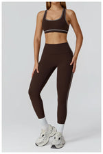 Load image into Gallery viewer, Contour Performance High Waist Athleisure Set Seamless