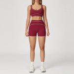 Load image into Gallery viewer, 2 Piece Ultra Contour Seamless Yoga Set Performance Weave