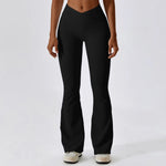 Load image into Gallery viewer, Contour High Waist Flare Leggings With Performance Wear