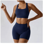Load image into Gallery viewer, Contoured Two Piece Yoga Set With Ultra Breathable Leggings