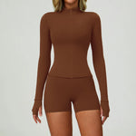 Load image into Gallery viewer, 2 Piece Contouring Sculpted Yoga Ensemble Performance