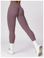 Load image into Gallery viewer, Luxurious High-Waist Contour Seamless Leggings Scrunch