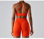 Load image into Gallery viewer, Seamless Contour 2 Piece Sculpted Yoga Wear Breathable