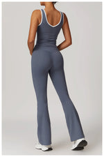 Load image into Gallery viewer, Seamless Contour Backless Sport Bra Top Nylon Spandex