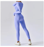 Load image into Gallery viewer, Seamless Contouring Yoga Bodysuit With Long Sleeves