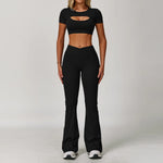 Load image into Gallery viewer, Premium Performance Knit Yoga Set With Contoured Leggings