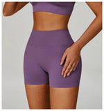 Load image into Gallery viewer, Premium Breathable High Waist Contoured Scrunch Shorts Nylon