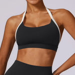 Load image into Gallery viewer, Contoured Halter Breathable Sport Bra Quick Dry Lift