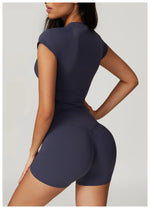 Load image into Gallery viewer, Breathable Seamless Studio Tee Nylon Knit For Running