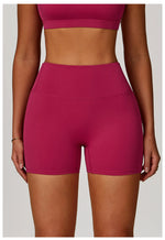 Load image into Gallery viewer, High Waist Yoga Shorts Contour Moisture Wicking Breathable