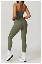 Load image into Gallery viewer, Ultra Light Weight Hanging Neck Sports Bra Breathable