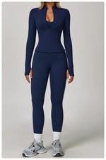 Load image into Gallery viewer, Premium Breathable Long Sleeve Performance Gym Top Nylon