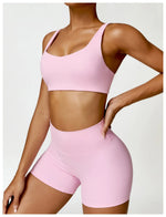 Load image into Gallery viewer, Contoured Padded Sling Seamless Sports Bra Quick Dry