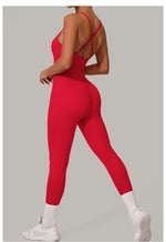 Load image into Gallery viewer, Luxe Sleeveless Yoga Jumpsuit Nylon Spandex