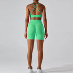 Load image into Gallery viewer, Seamless Contour 2 Piece Sculpted Yoga Wear Breathable