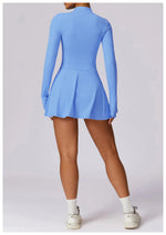 Load image into Gallery viewer, Luxurious Contoured Yoga Set Zippered Front Seamless Nylon