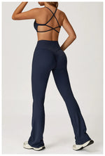 Load image into Gallery viewer, Soft Stretch Contour Two Piece Yoga Silhouette Leggings