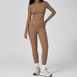 Load image into Gallery viewer, Luxurious Contour 2 Piece Yoga Athleisure Set Nylon