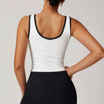 Load image into Gallery viewer, Seamless Contour Backless Sport Bra Top Nylon Spandex