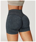 Load image into Gallery viewer, High Waist Sandwashed Performance Yoga Shorts LuxeLine
