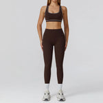 Load image into Gallery viewer, Contour Performance High Waist Athleisure Set Seamless