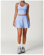 Load image into Gallery viewer, Luxurious Contouring Seamless Halter Set Performance