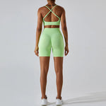 Load image into Gallery viewer, Seamless Contour 2 Piece Sculpted Yoga Wear Breathable