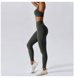 Load image into Gallery viewer, 2 Piece Premium Contoured Performance Yoga Leggings