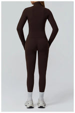 Load image into Gallery viewer, Contour Performance High Waist Athleisure Set Seamless