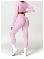 Load image into Gallery viewer, Luxurious High-Waist Contour Seamless Leggings Scrunch