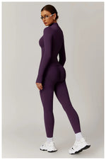 Load image into Gallery viewer, Seamless Contour Performance Yoga Ensemble