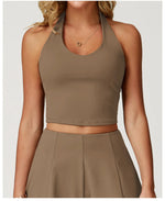 Load image into Gallery viewer, Halter Seamless Yoga Bra Vest with High Performance Fabric