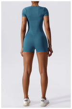 Load image into Gallery viewer, Soft Premium Contoured All In One Yoga Bodysuit Sleeves