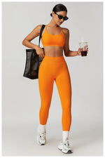 Load image into Gallery viewer, Seamless High Waist Breathable Yoga Leggings Performance