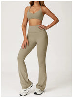Load image into Gallery viewer, Soft Stretch Contour Two Piece Yoga Silhouette Leggings