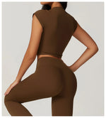 Load image into Gallery viewer, 2 Piece Contour Performance Leggings Set Nylon Blend