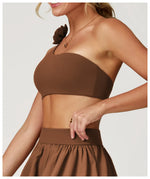 Load image into Gallery viewer, One Shoulder Seamless Contour Sports Bra Performance